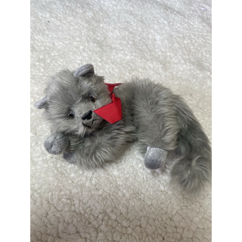 TY Beanie Baby "Beani" Gray Cat No Hang Tag